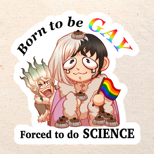 Forced 2 Science Sticker