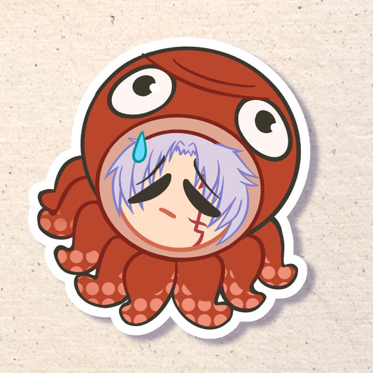 Octopus Allen Sticker